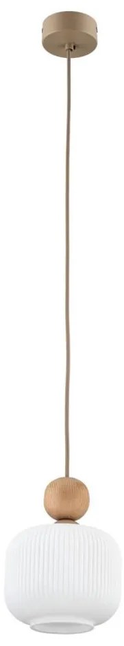 Lampadario a sospensione BALLO 1xE14/10W/230V beige