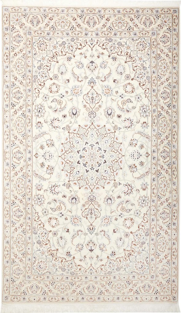Nain Tappeto 260 x 160 Beige (Iran) Annodato A Mano