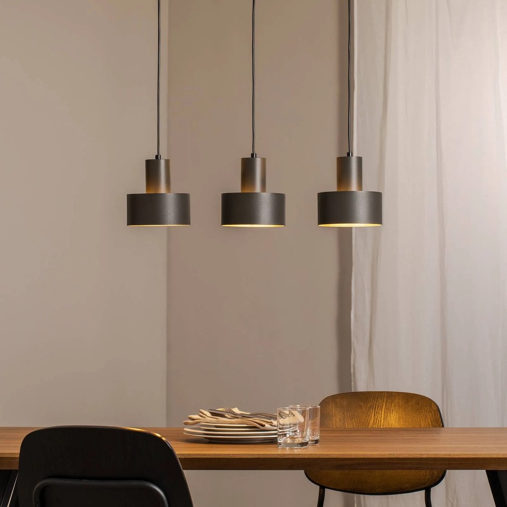 Lampada a sospensione Rif 3 SIGMA, dimmerabile, Verde, Soggiorno / Sala da pranzo, Metallo, Moderno, Lampada a sospensione