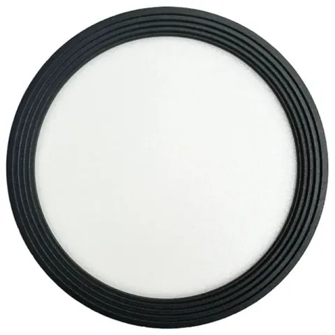 Faretto LED LED/14W/230V 4000K diametro 12 cm nero