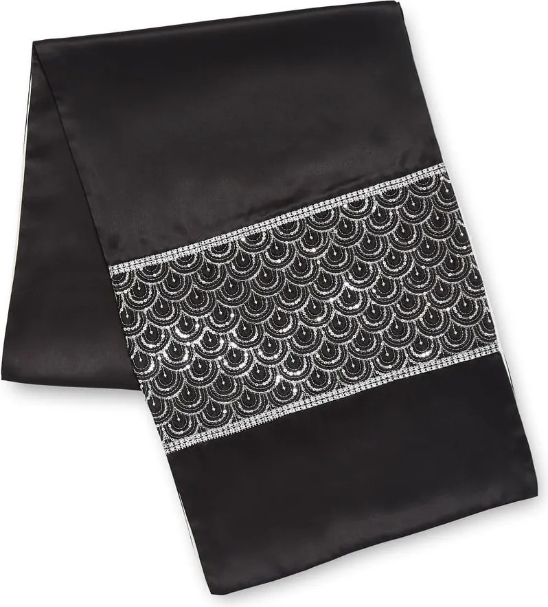 Runner da tavolo in microsatellite 33x180 cm Deco Sequin - Catherine Lansfield