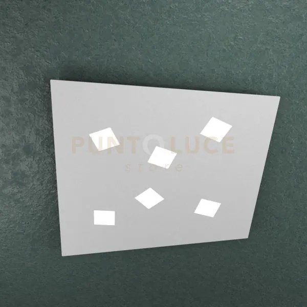 Note applique-plafoniera 6 luci grigio 1140-6-gr