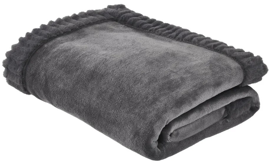 Coperta 150x200 cm Velvet and Faux Fur - Catherine Lansfield