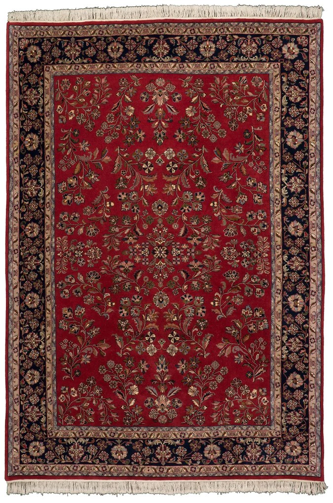Sarouk Tappeto orientale 310 x 210 Rosso (Indian) Annodato A Mano