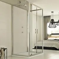 Box Doccia 3 lati 70x120x70 CM H198 trasparente mod. Cristal Trio 2 Ante