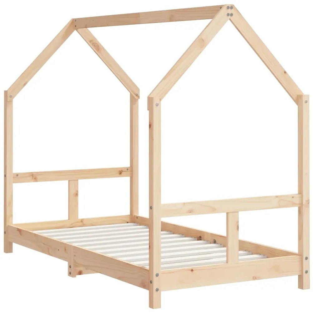 Giroletto per bambini 80x160 cm in legno massello di pino
