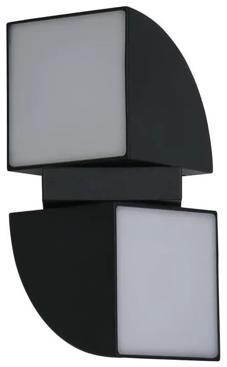 Searchlight 36150BK - Lampada da parete per esterni a LED DAKOTA 2xLED/4W/230V IP44