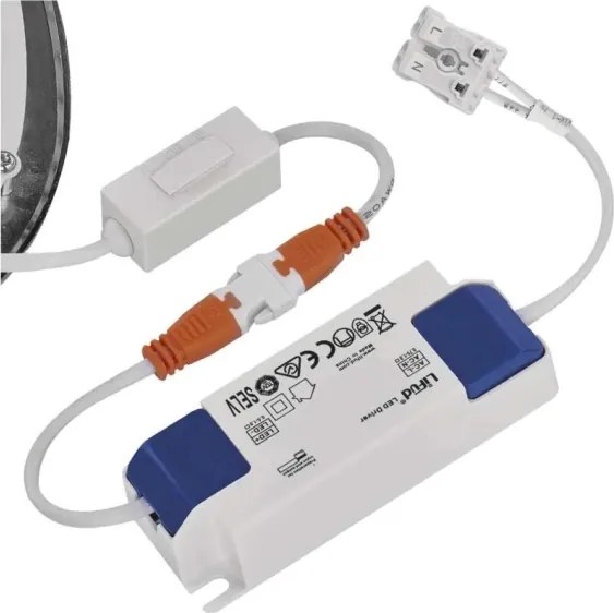 Faretto da incasso a LED NEXXO LED/7W/230V 3000/3500/4000K argento Ø 12 cm