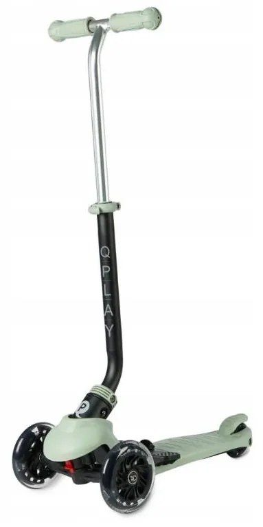 QPlay - Monopattino per bambini con ruote LED 5 in 1 SEMA PRO verde