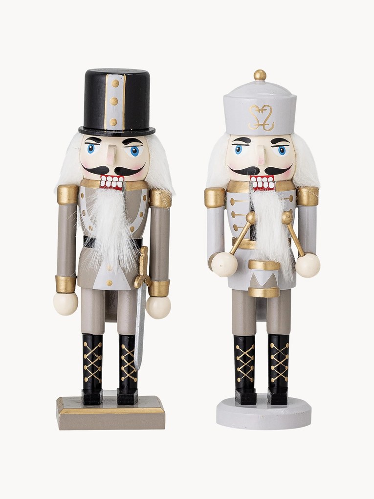 Set di 2 schiaccianoci decorativi Nutcracker