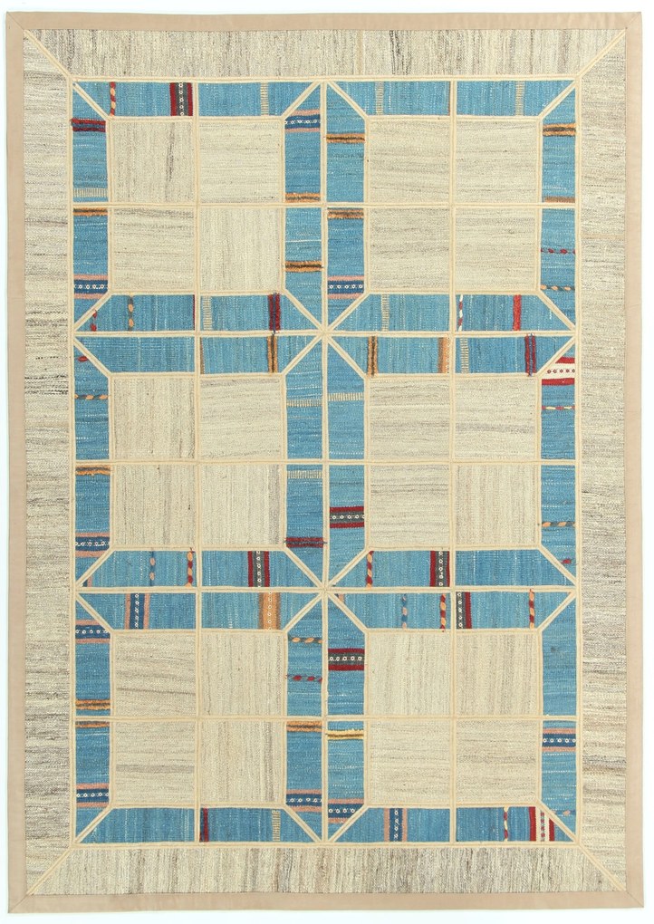 Kilim Tappeto 210 x 150 (Iran) Tessuto A Mano