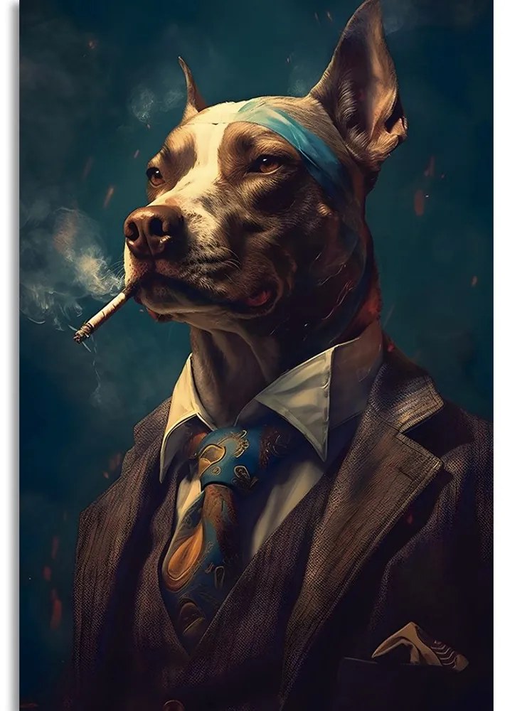 Stampa su tela – Gangster animale cane