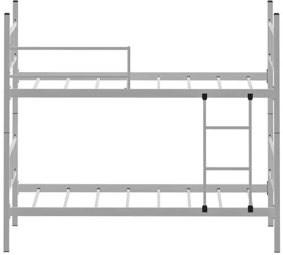 Letto a castello in metallo MAVEN 90x200 cm, bianco, portata 2 x 100 kg