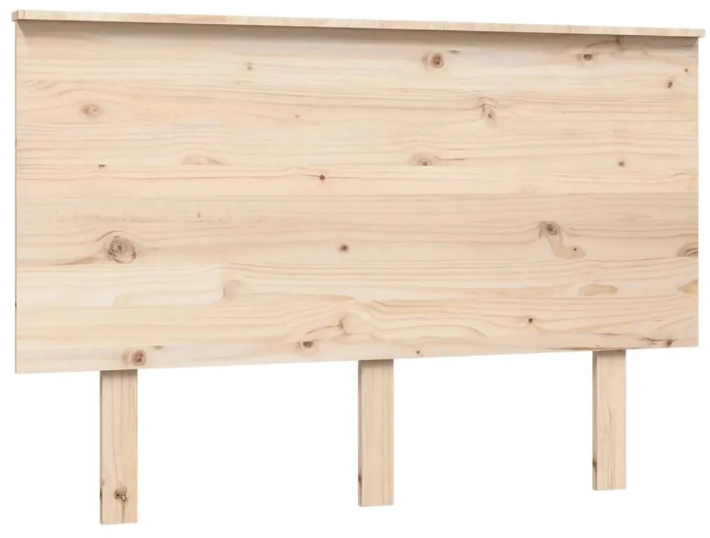 Testiera per letto 124x6x82,5 cm in legno massello di pino