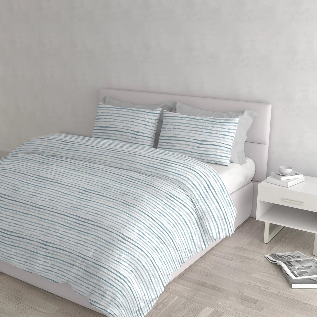 Parure copripiumino matrimoniale Sofia acqua Datex