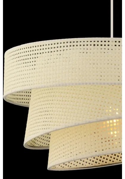 Lampada a sospensione su cavo COUPER 1xE27/60W/230V bianca