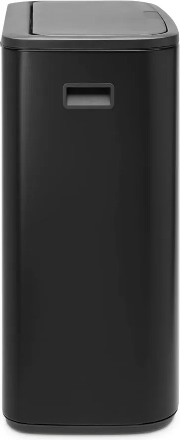 Bidone in acciaio nero opaco touch 60 l Bo Touch Bin - Brabantia