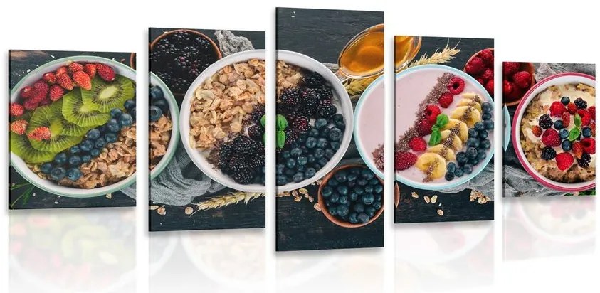 Quadri 5 pezzi – Deliziose variazioni di muesli