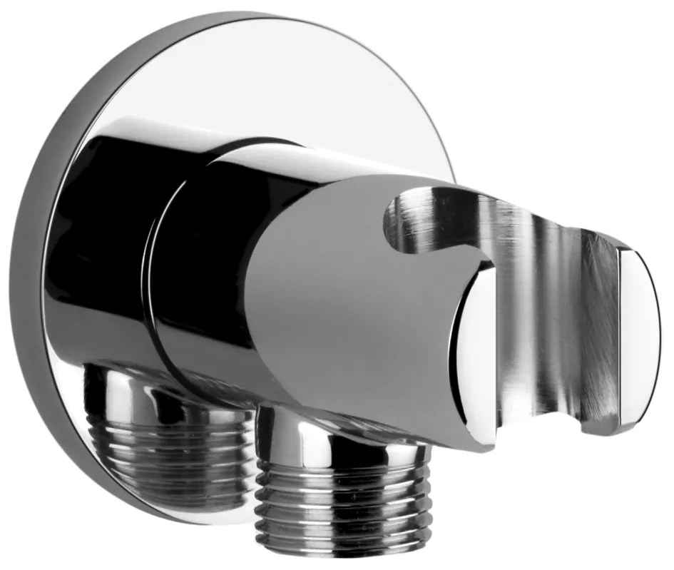 Gessi Set Doccetta Stick Tonda con Presa Acqua Supporto e Flessibile 150 cm Cromo