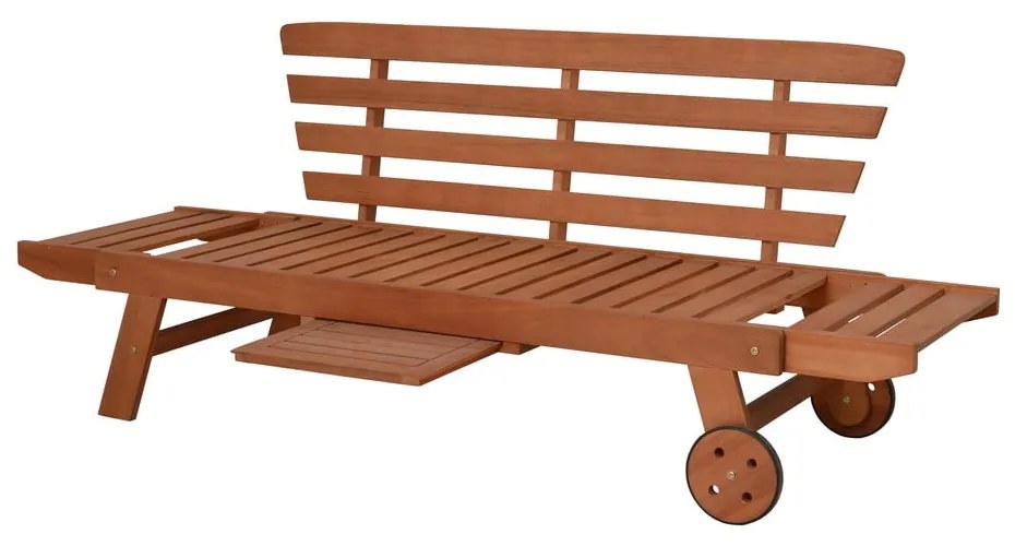 Panca da giardino marrone in legno massiccio Rincon – Garden Pleasure