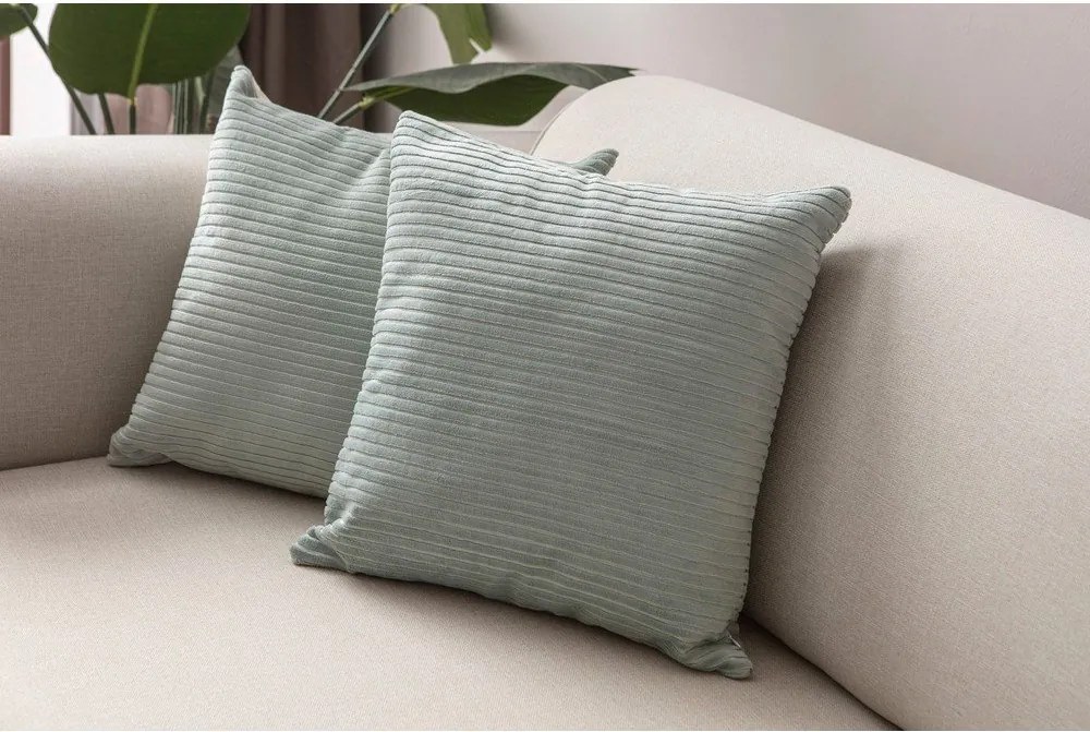 Federe decorative in set in velluto a coste 2 pz 43x43 cm – Mioli Decor