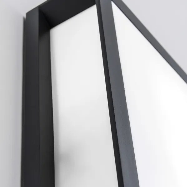 Orion - Lampada da esterno HENRY 2xE27/15W/230V 26x26 cm IP44 antracite