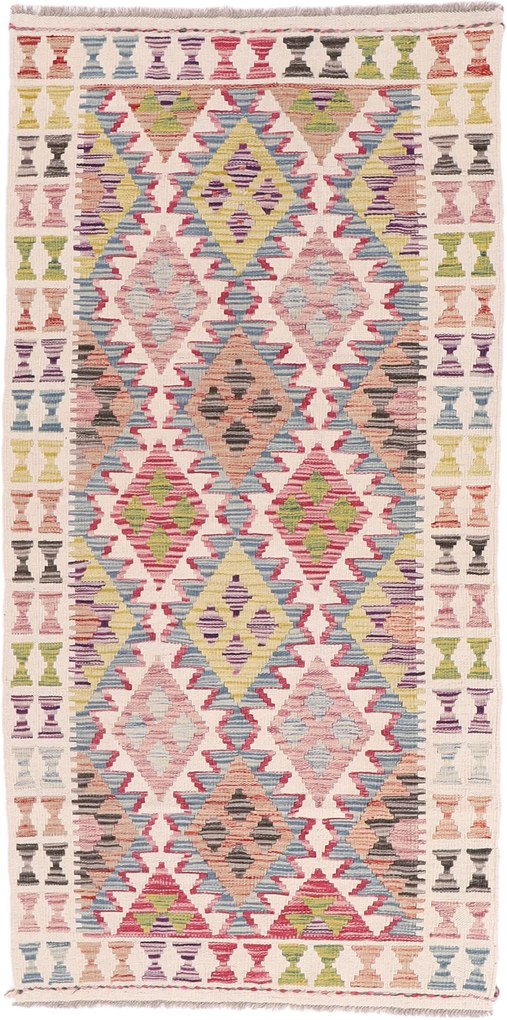 Kilim Tappeto orientale 190x100 (Pakistan) Annodato A Mano