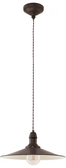 Eglo 49456 - Lampadario a sospensione su cavo STOCKBURY 1xE27/60W/230V Ø 36 cm