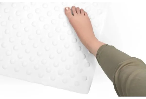 Vitility - Tappetino antiscivolo per doccia 40x70 cm bianco