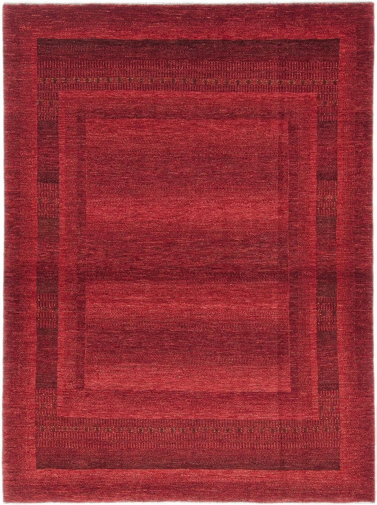 Loribaft Tappeto persiano 210 x 150 Rosso (Iran) Annodato A Mano