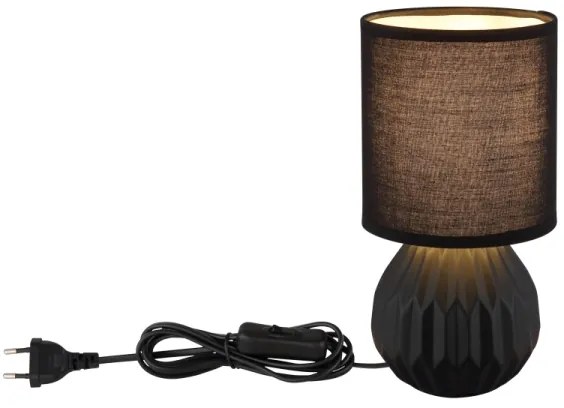 Globo 21730S - Lampada da tavolo SYLAS 1xE14/40W/230V nero