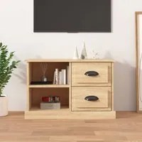 Mobile Porta TV Rovere Sonoma 73x35,5x47,5 cm Legno Multistrato 816171