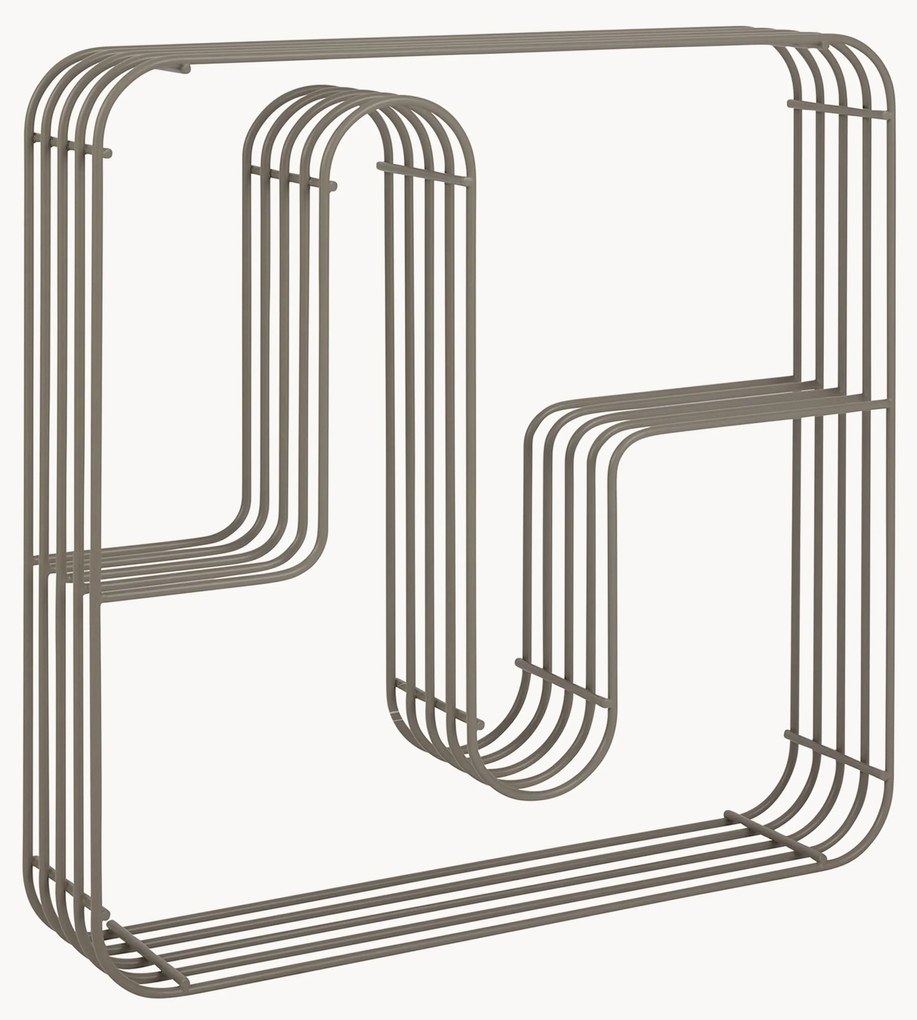 Scaffale da parete in metallo Curva