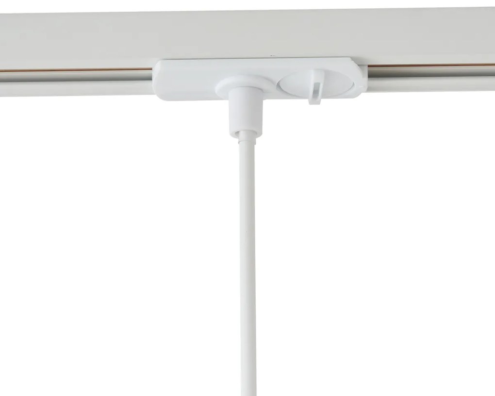Lampada a sospensione moderna beige e bianca per sistema a binario monofase GU10 70mm - Iconic Holt