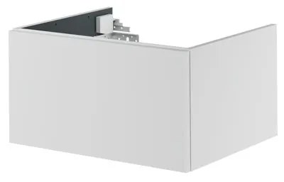 Mobile da bagno sotto lavabo Neo bianco laccato L 60 x H 32 x P 48 cm 1 cassetto, lavabo non incluso