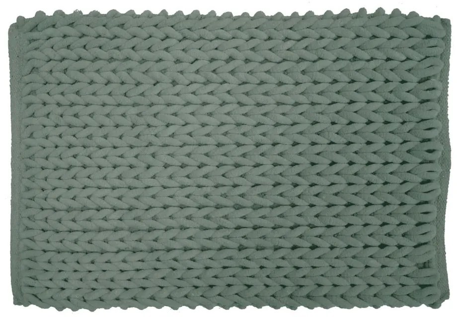 Tappetino per il bagno verde 50x80 cm Ariel – douceur d'intérieur