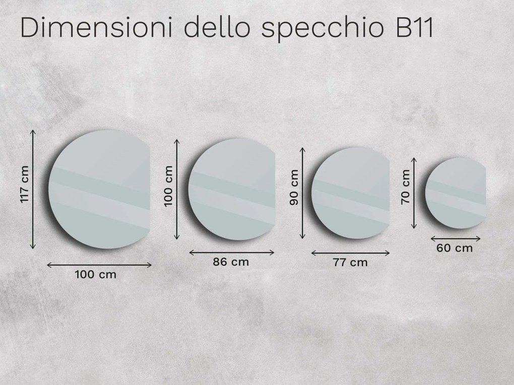 Specchio Base B11 60×70