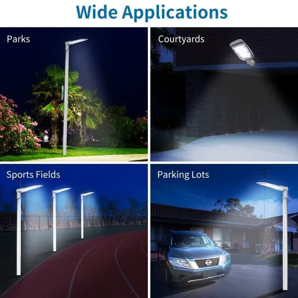 Aigostar - Lampione stradale LED SLIM LED/200W/230V 6500K IP65