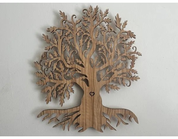 Li-Go 5747/DUB2 - Lampada decorativa da parete LED/10W/230V 45x55 cm rovere