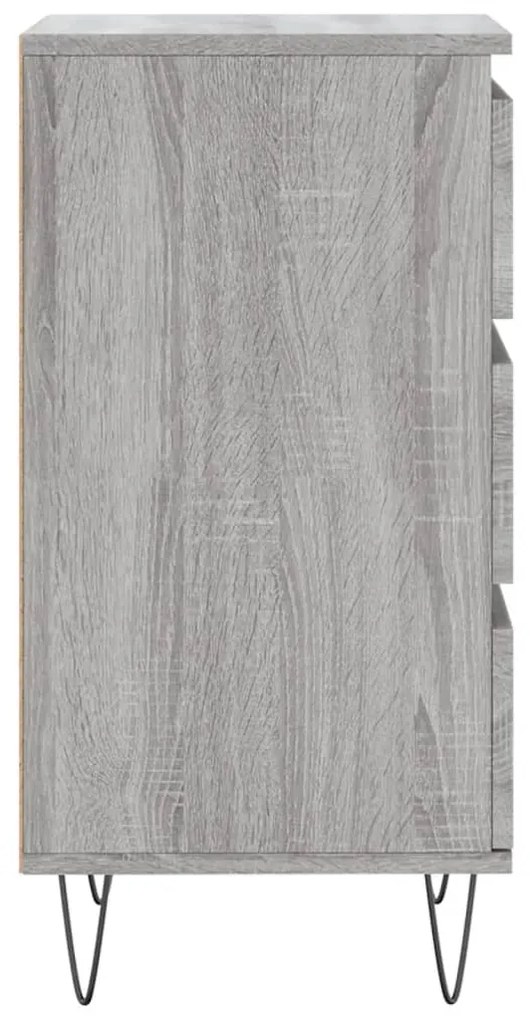 Credenza Grigio Sonoma 40x35x70 cm in Legno Multistrato