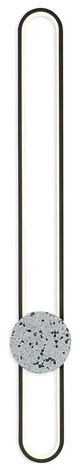 Lampada da parete LED FLORENTYNA LED/24W/230V 4000K nero/bianco