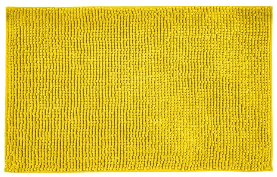 Tappetino da bagno giallo in tessuto 50x80 cm Chenille - Allstar