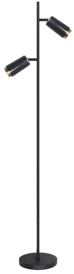 Lampada con piedistallo FIORE 2xGU10/8W/230V nero