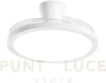 Plafoniera led ventilatore condor retrattile bianco 46w 4050lm cct ...