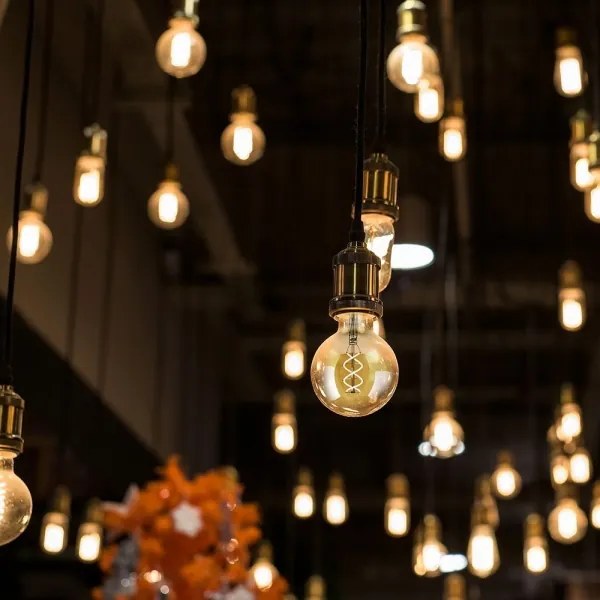 Lampadina LED FILAMENT G125 E27/5W/230V 1800K