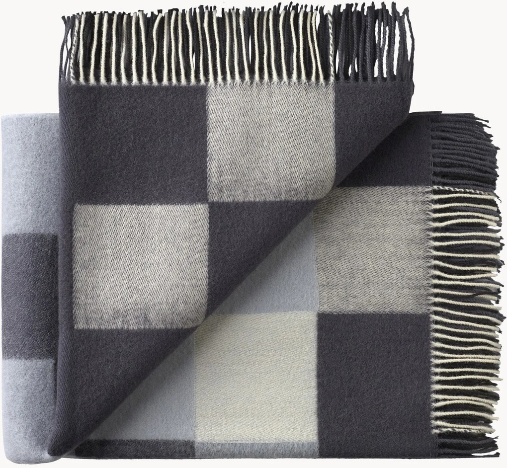 Coperta in lana con frange Beat