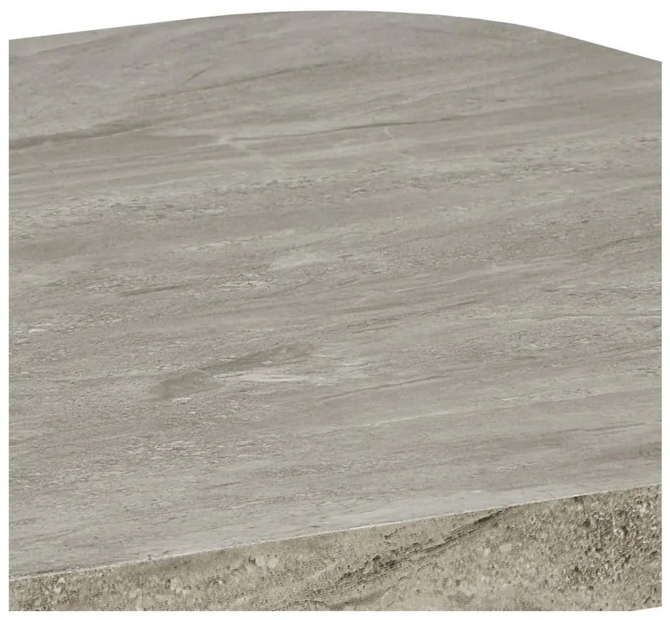 Tavolino da salotto grigio chiaro con effetto marmo 60x60 cm Solano – Actona