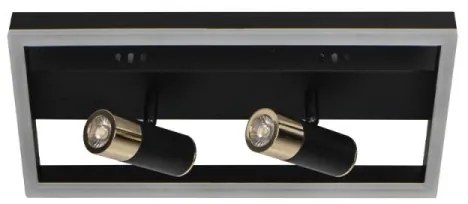 Plafoniera LED dimmerabile LED/50W/230V 3000-6500K nero + telecomando