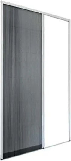 Zanzariera Plissettata Apertura Laterale 120x240 Cm Riducibile Sangiorgio Bianco