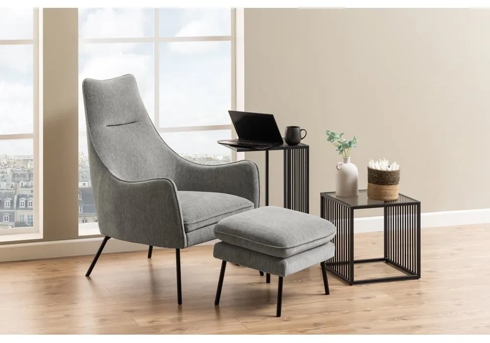 Tavolino in metallo 43x35 cm Strington – Actona